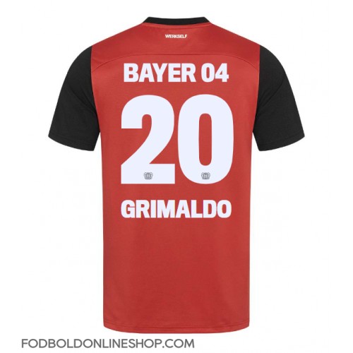 Bayer Leverkusen Alejandro Grimaldo #20 Hjemmebanetrøje 2024-25 Kortærmet